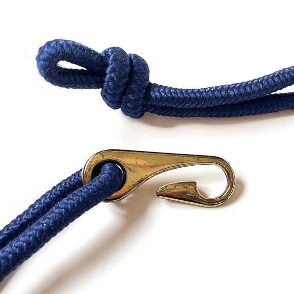 Vintage 80s Gold Tone Medallions & Braided Rope Belt - Picture 5 of 5